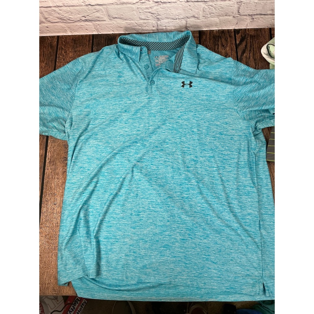 Under Armour Men's 2XL Loose Fit Polo Shirt Lot of 6 Performance Golf HeatGear - Picture 9 of 14
